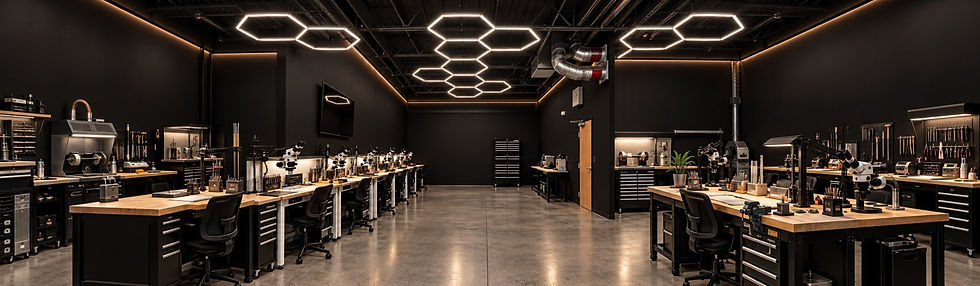 Modern jewelry studio for custom engagement rings Denver