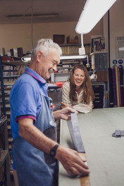 Herstellung MAGGIE.B Taschen