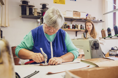 Herstellung MAGGIE.B Taschen