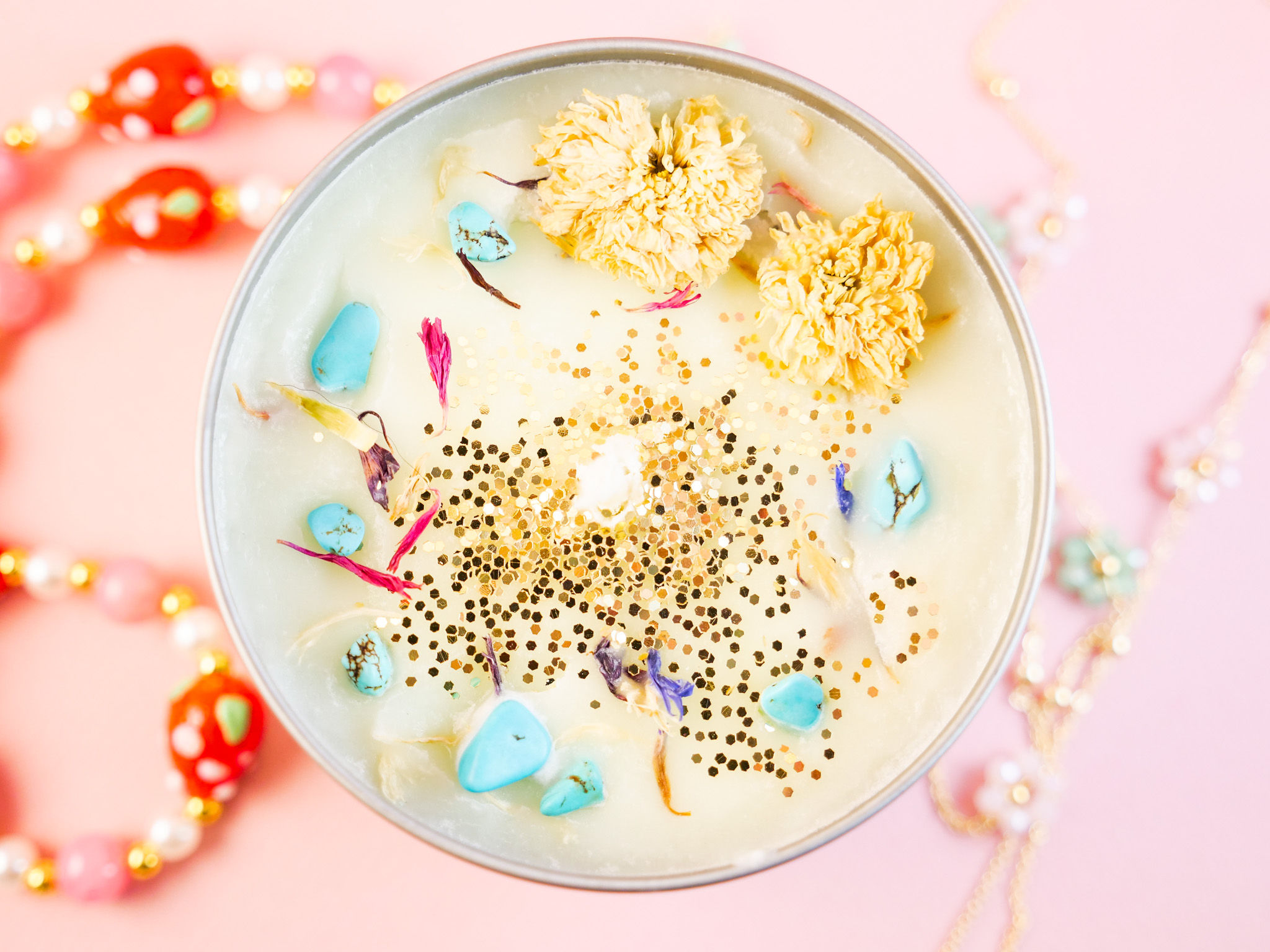 Eucalyptus Mint with Turquoise