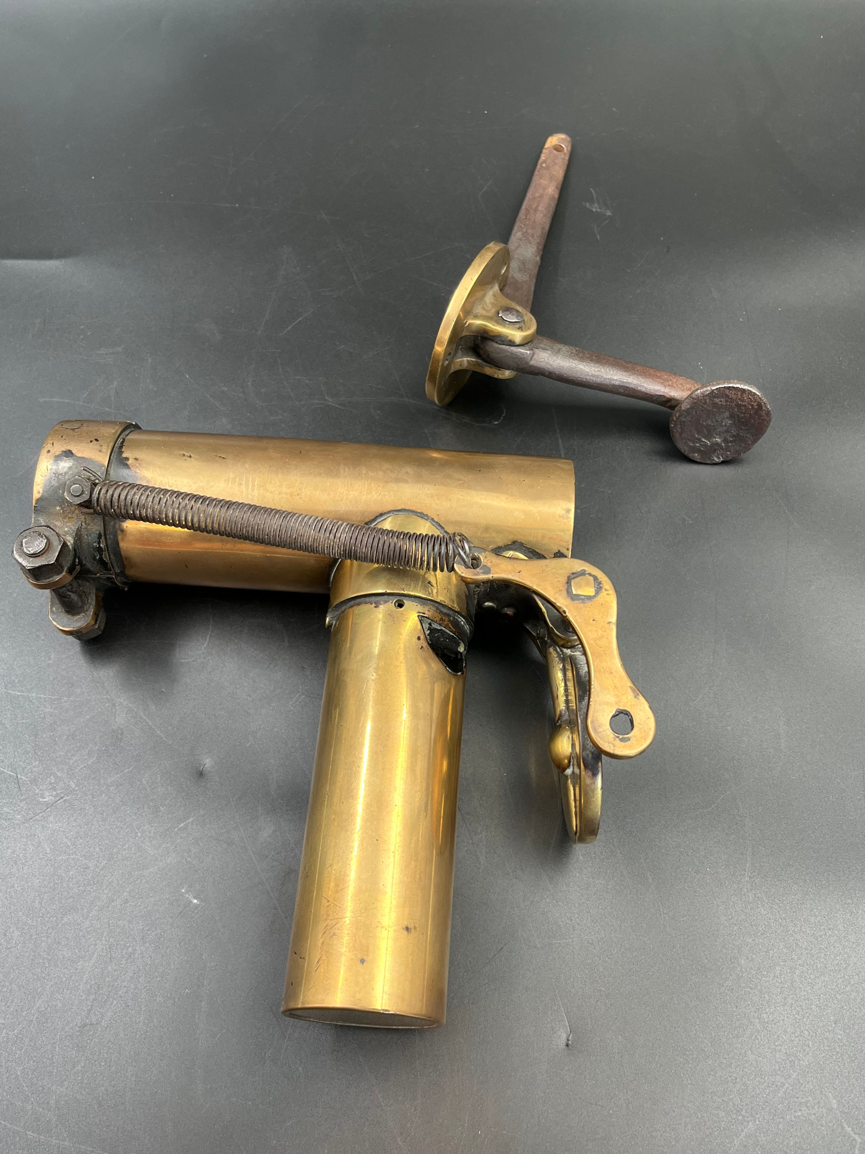 Exhaust whistle with pedal, dating from approx 1910