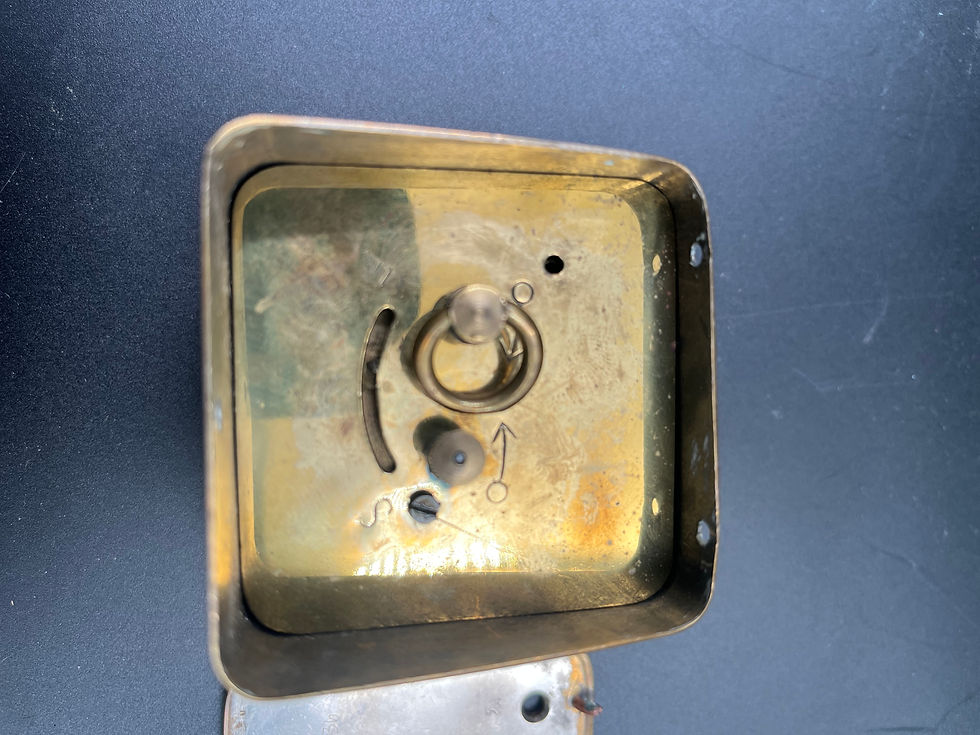 Thumbnail: 8 DayClock in Mountable Brass Case
