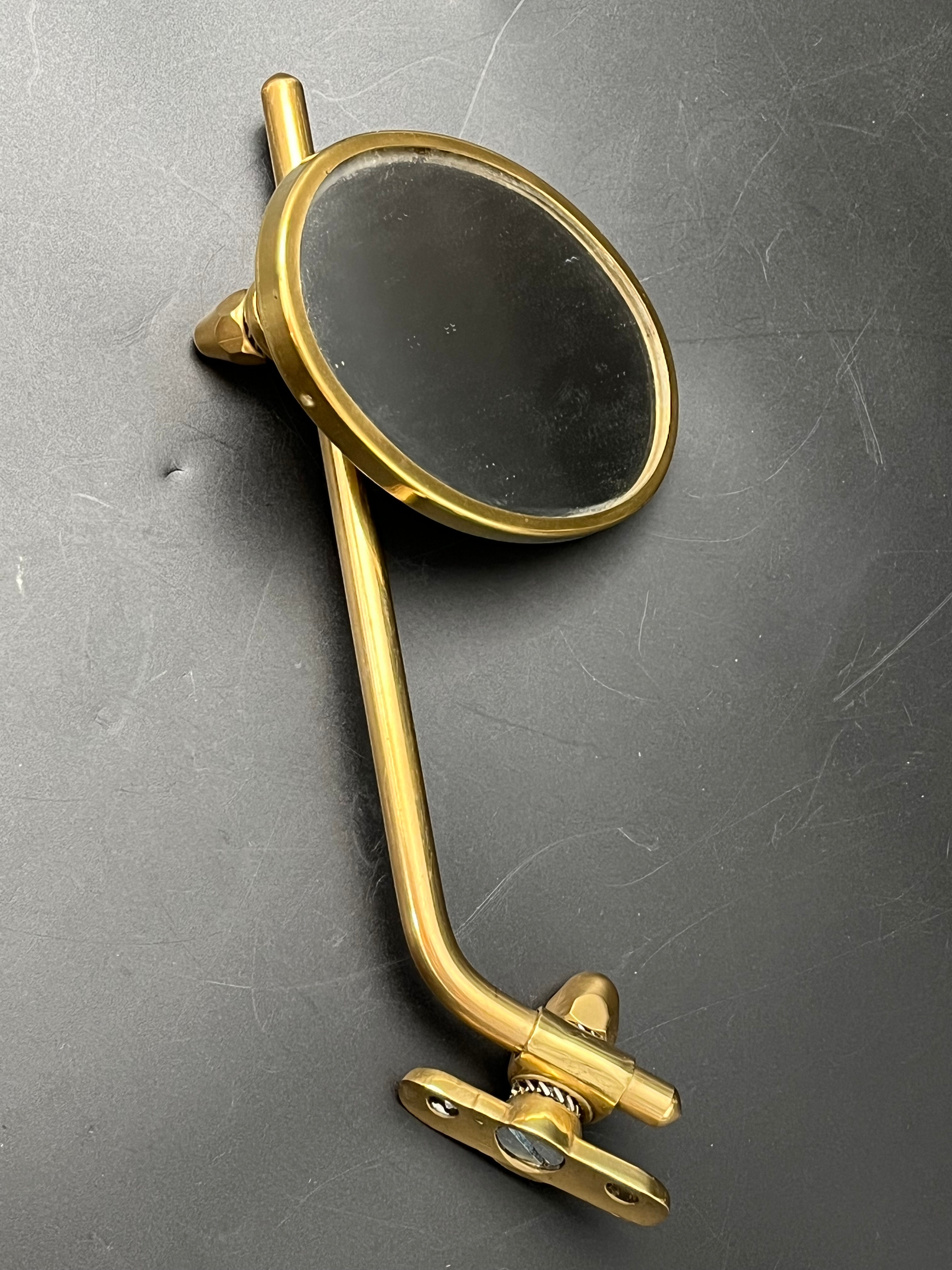 Desmo Birmingham oval adjustable mirror vintage car