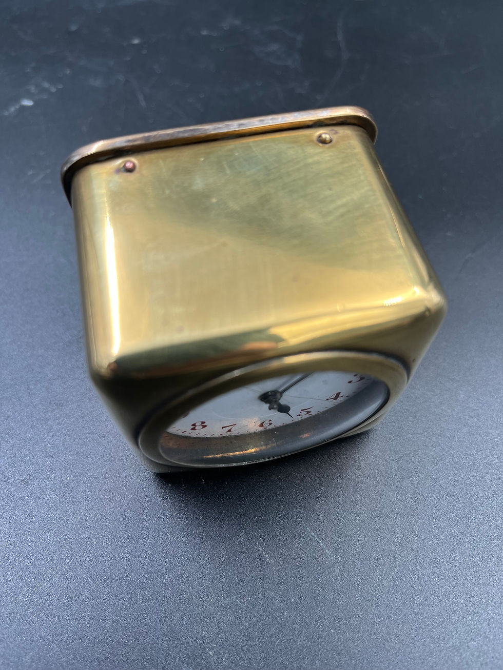Thumbnail: 8 DayClock in Mountable Brass Case