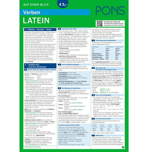 PONS Verben Auf Einen Blick Latein Www apprendre at PONS Verben Auf Einen Blick Latein Www apprendre at