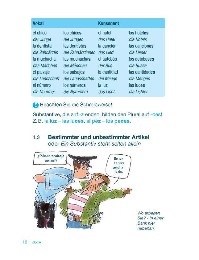Thumbnail: Langenscheidt Spanische Grammatik Leicht und kompakt