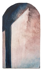 Prisme 7, huile sur bois, 40x26, février