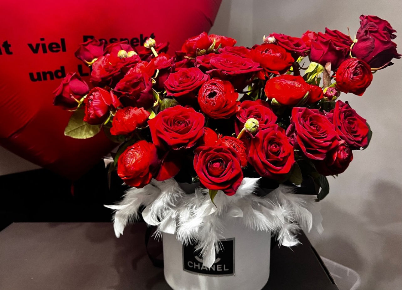 Blumenstrauß Rot