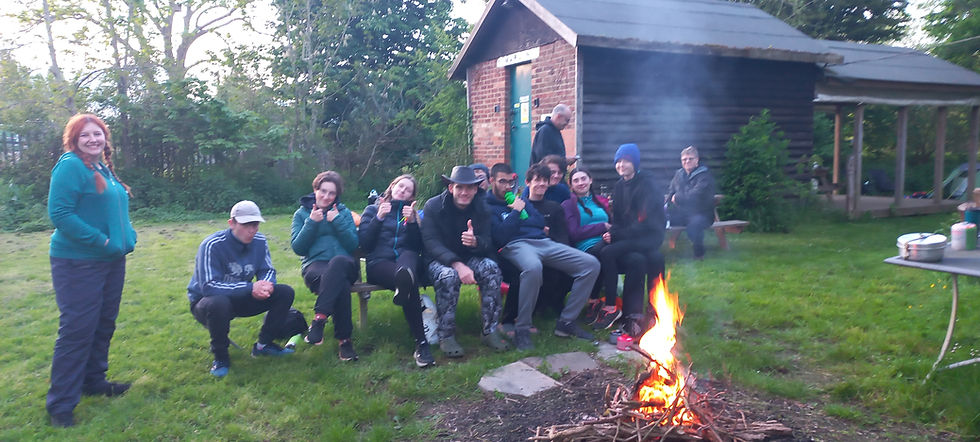 Gravesham Scouts and Explorer Group photo during their DofE training