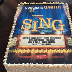 Sing Movie Premiere Edible Print