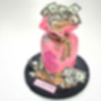 Pink Money Bag Cake