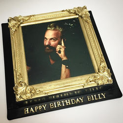 Edible Print Cake With Frame