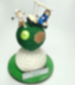 Golfer And Cart Cake
