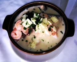 Cazuela de mariscos