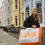 Thumbnail: Limited Edition Large Beach Bag - Love in Orange
