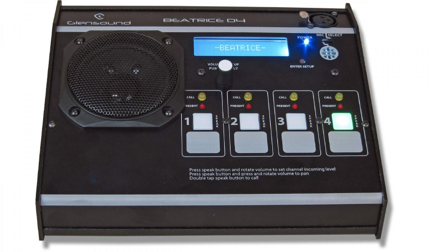 Glensound Beatrice D4 – 4 通道桌上型網路對講機