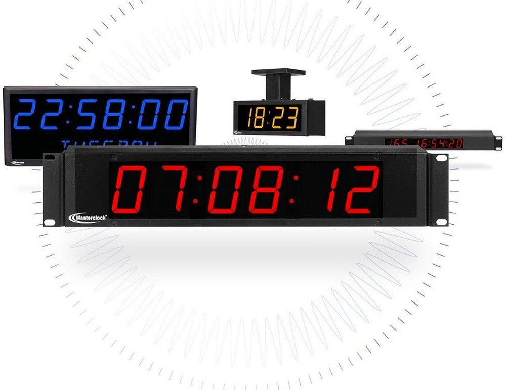 Masterclock 準得你不要不要 - Masterclock NTDS Digital Displays 數位顯示計時器