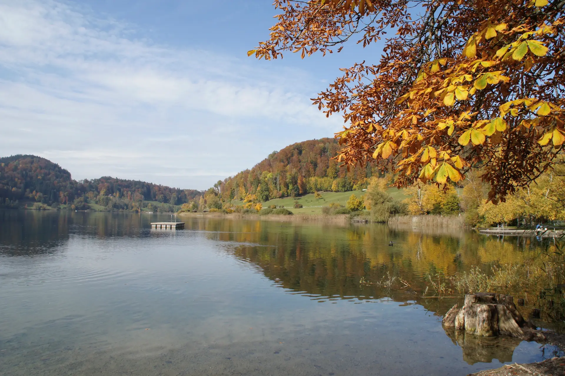 Türlersee im Herbst