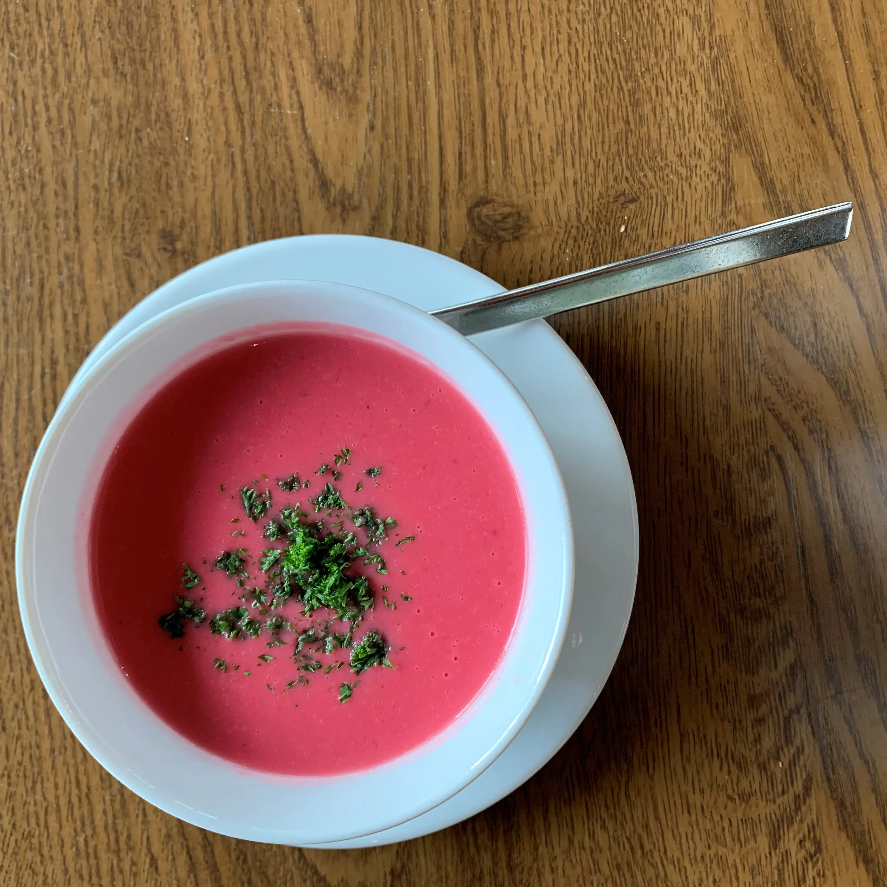 Tagessuppe im Restaurant Erpel am Türlersee