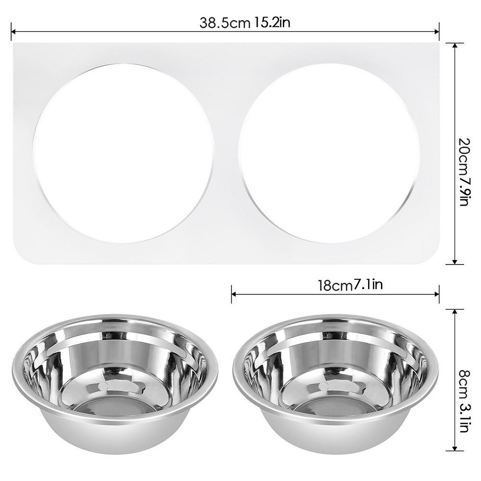 Miniatura: Alimentador de pet parede com design elevado