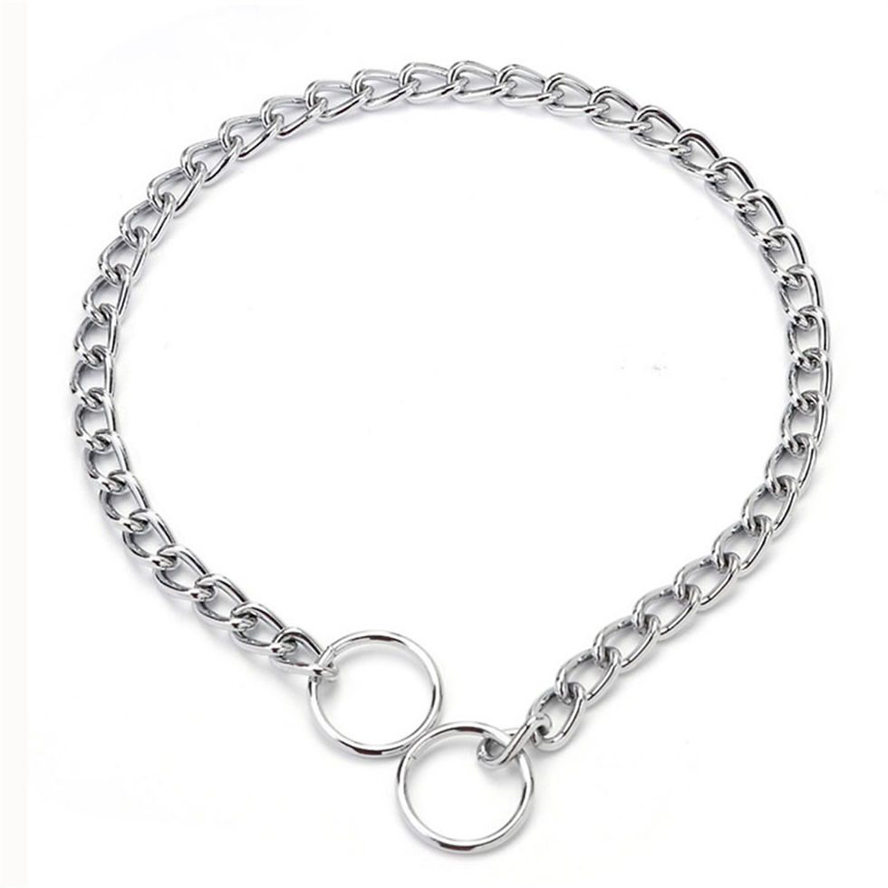 Miniatura: Pet P Snake Chain Collar Dog Choke Collar Stainless Steel Ship Chain for Dogs Ad
