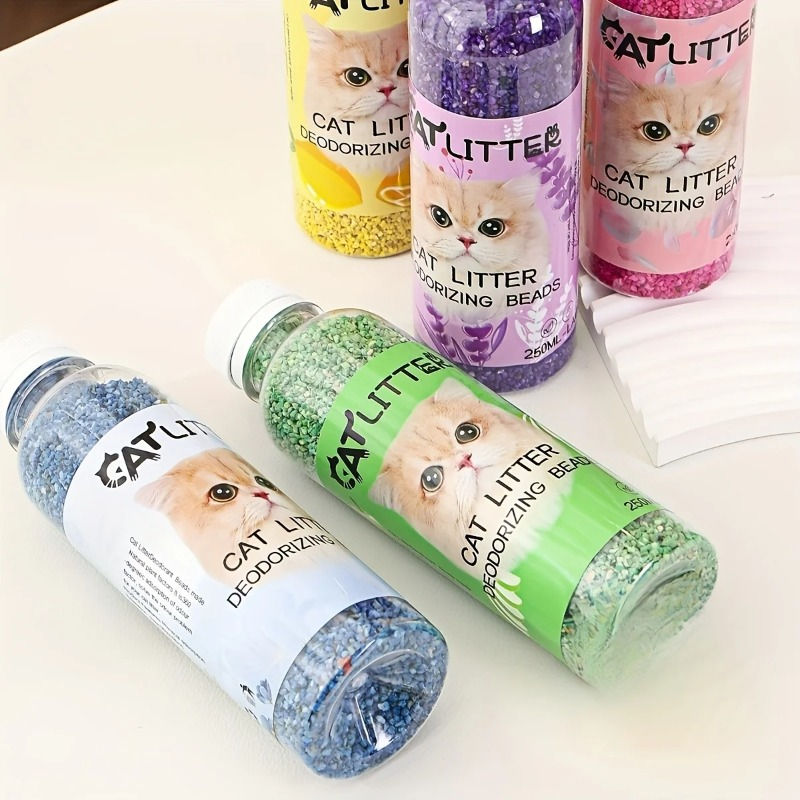 Miniatura: Fresh Scent Cat Litter Odorless Granules Dust Free Cat Sand Floral Fragrance Pet