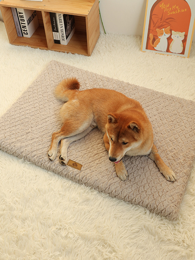 Miniatura: 3D Foam Pet Bed With Removable Washable Faux Fur Cover Orthopedic Waterproof Dog