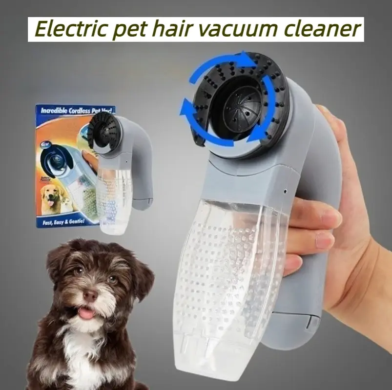 Miniatura: Electric Pet Hair Remover Suction Device Sucker Dog Cat Massage Cleaning Gadget 