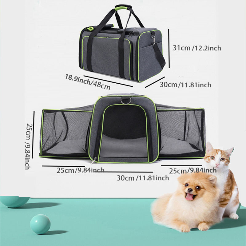 Miniatura: Cat Bag Foldable Large Capacity Cat Outdoor Car Expansion Portable Pet Handbag B