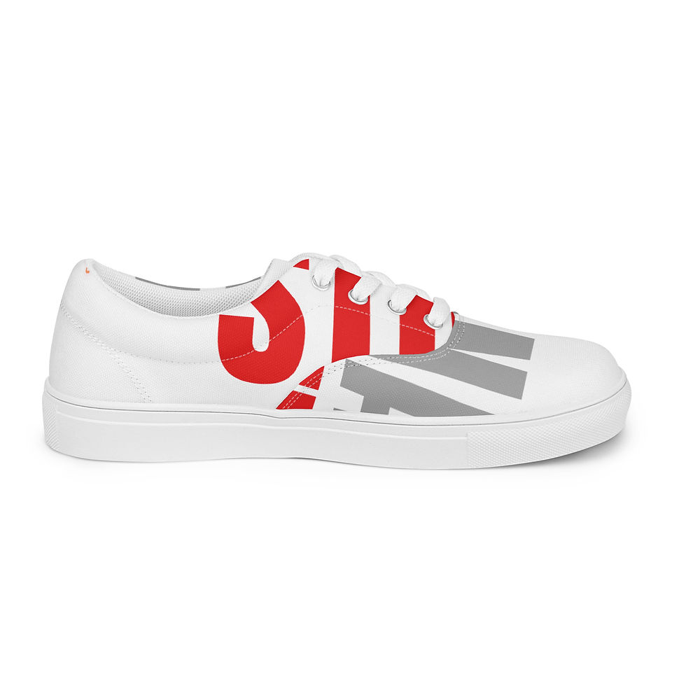 Thumbnail: Men’s lace-up canvas shoes