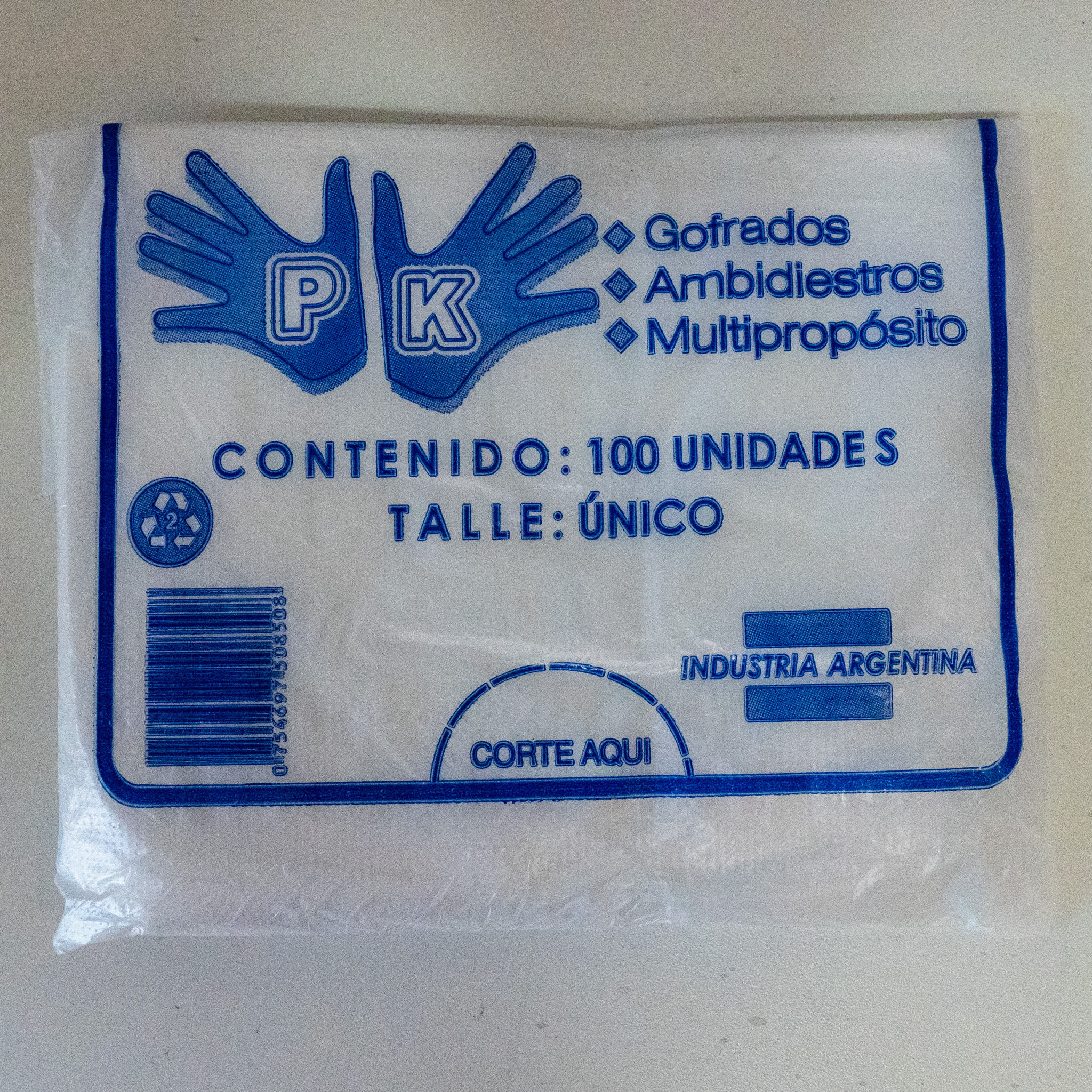 GUANTES DE POLIETILENO