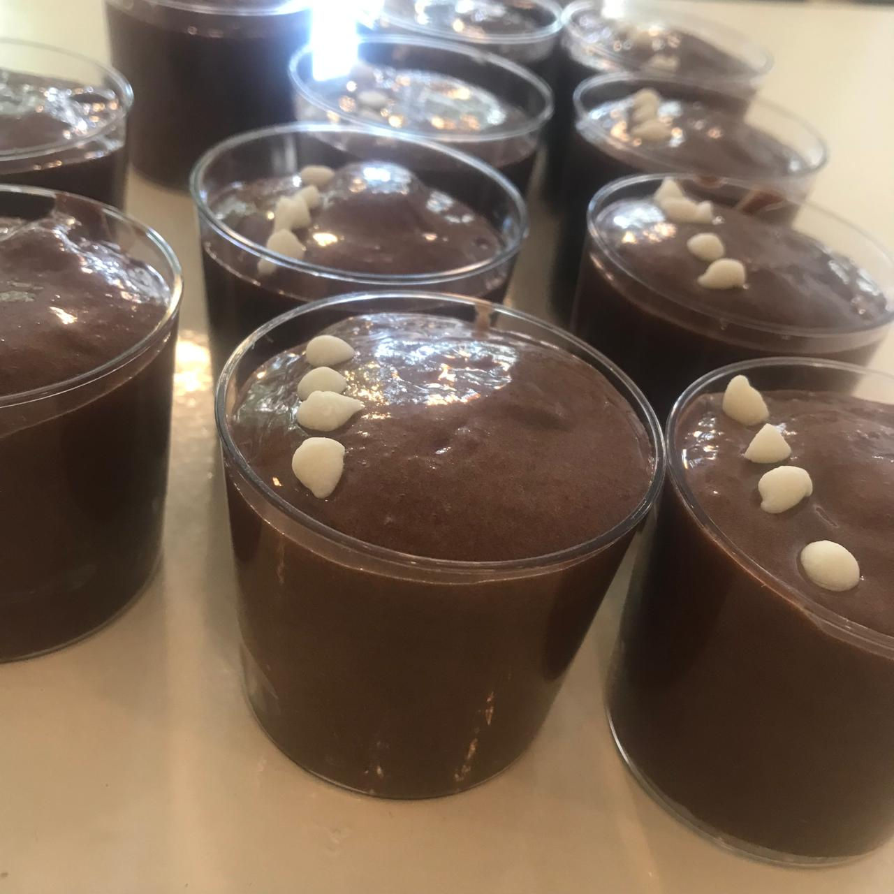 Vasito postre mousse de chocolate (por docena)
