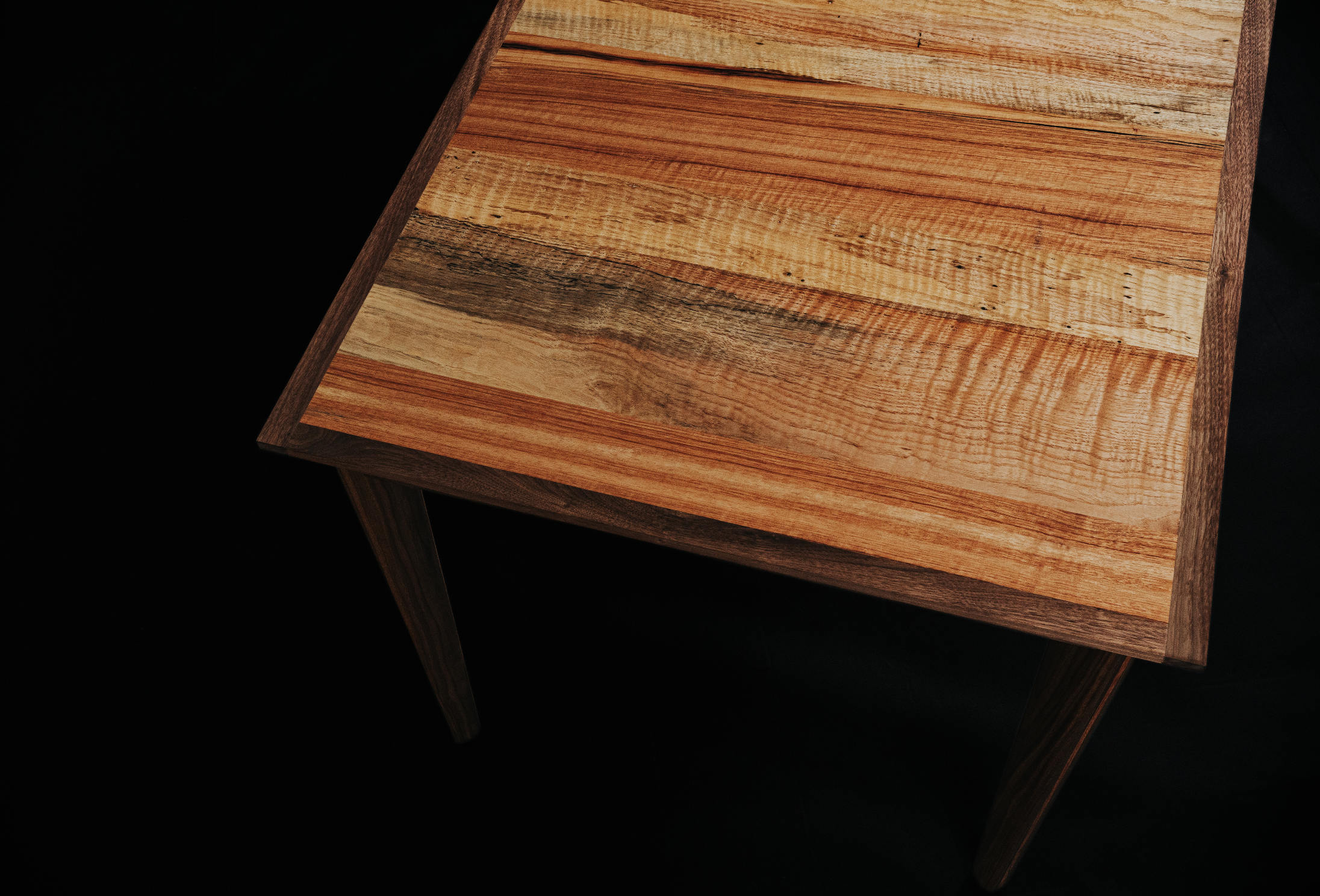 Spalted Pecan and Walnut Dining Table