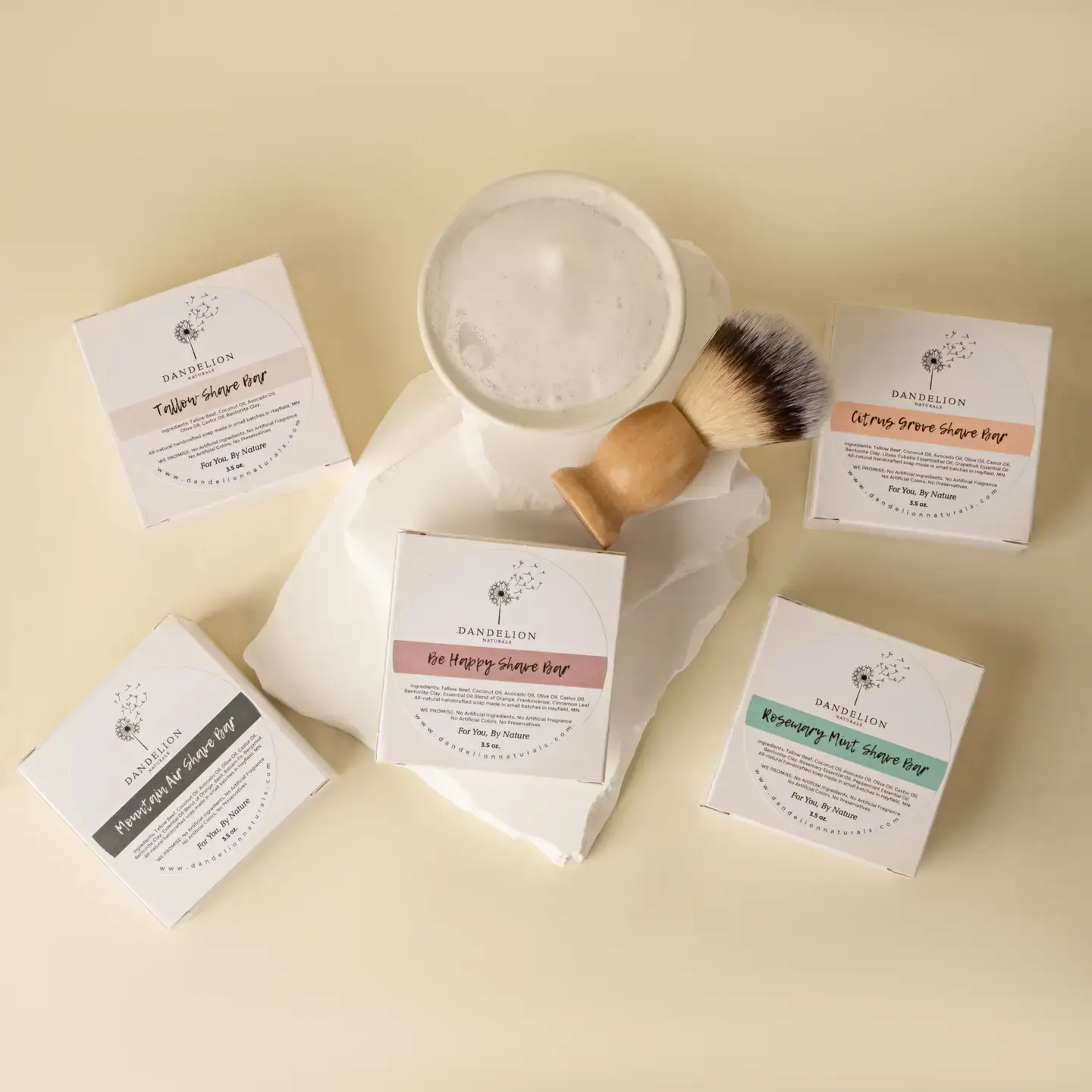 Shave Bar by Dandelion Naturals
