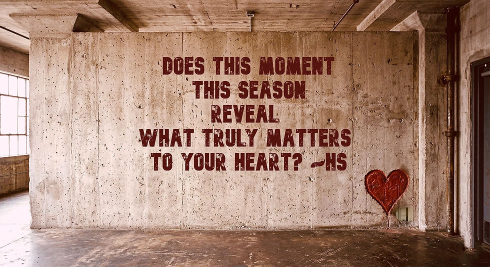 Amidst the echoes of a concrete room, a poignant message challenges us to reflect on what truly matters in life, urging caution against revisiting past cycles and embracing peace.
