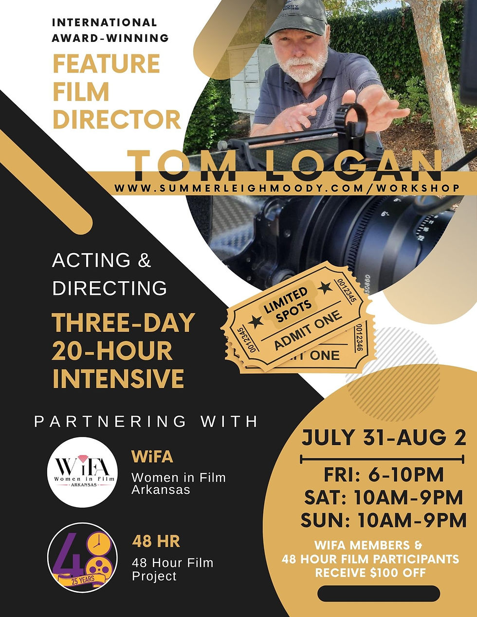 3 DAY, 20 HOUR ACTING INTENSIVE WORKSHOP