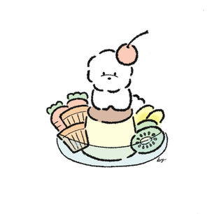 プリンアラモード