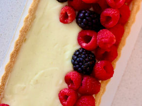 Tarte de Creme e Frutos Vermelhos
