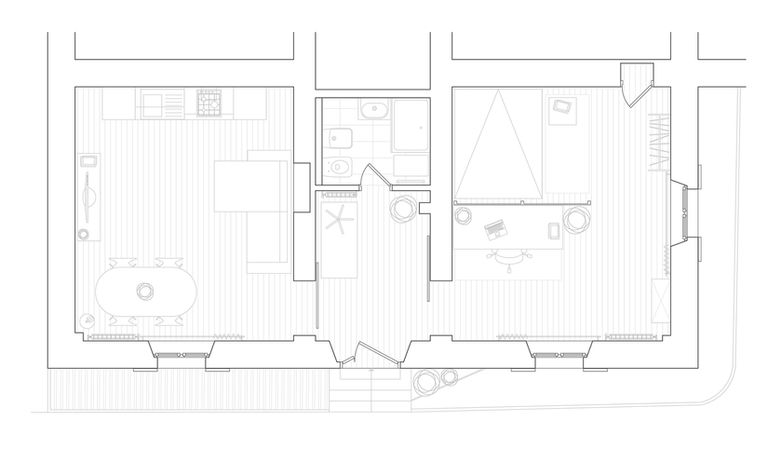 ristrutturazione architetto cucina sala bagno doccia walk in studio architetto