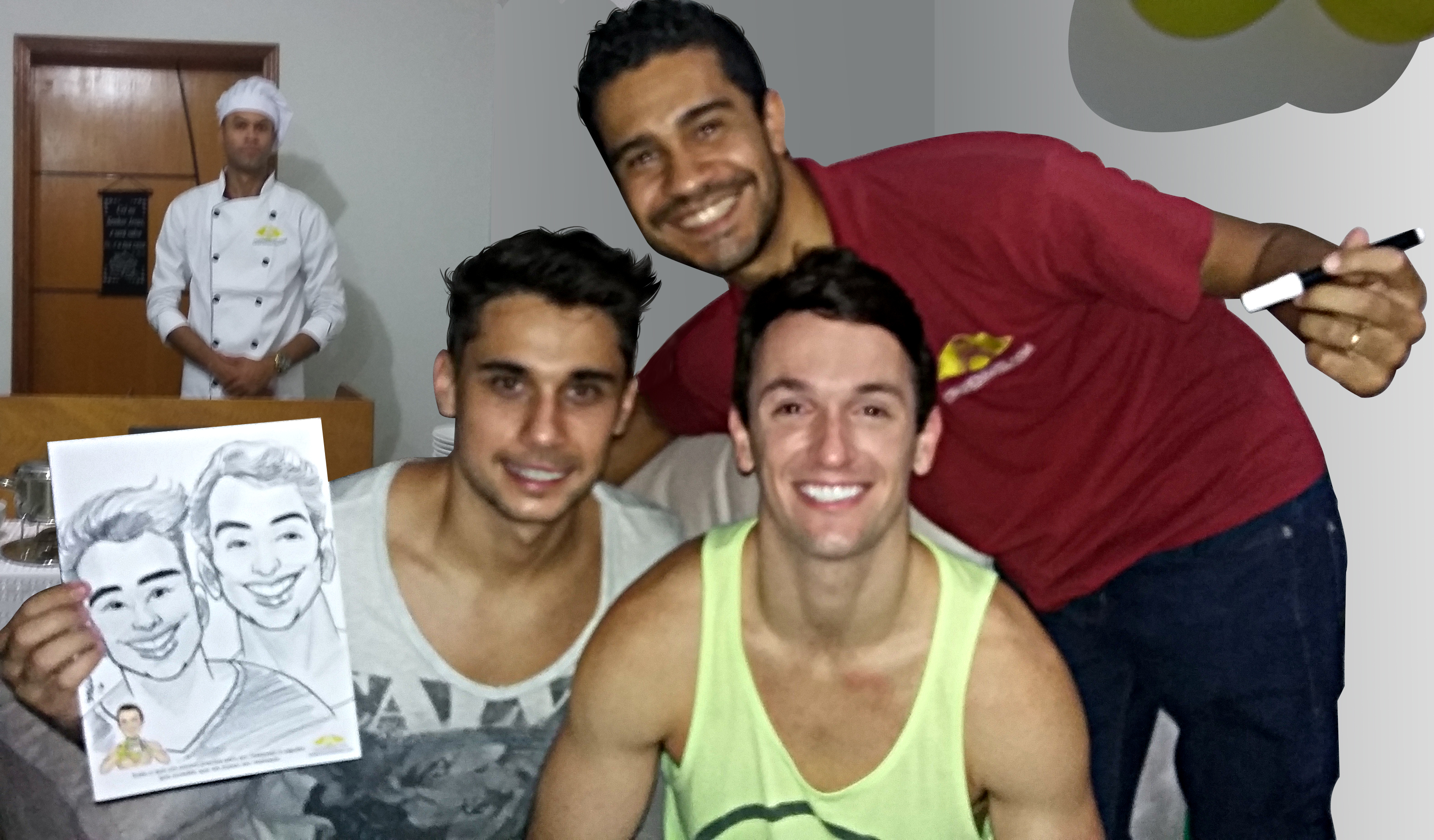 Diego Hypolito, Marcos Jorge e Joaquim