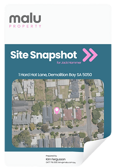 Site Snapshot by Malu Property