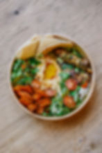 Classic bowl with roasted chicken