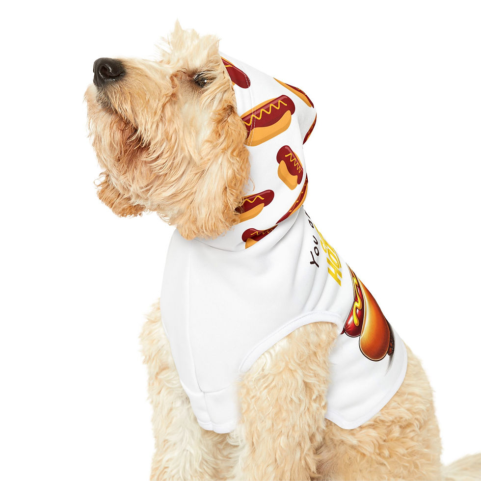Thumbnail: Funny Hot Dog Pet Hoodie for Dachshunds - Cute Dog Costume
