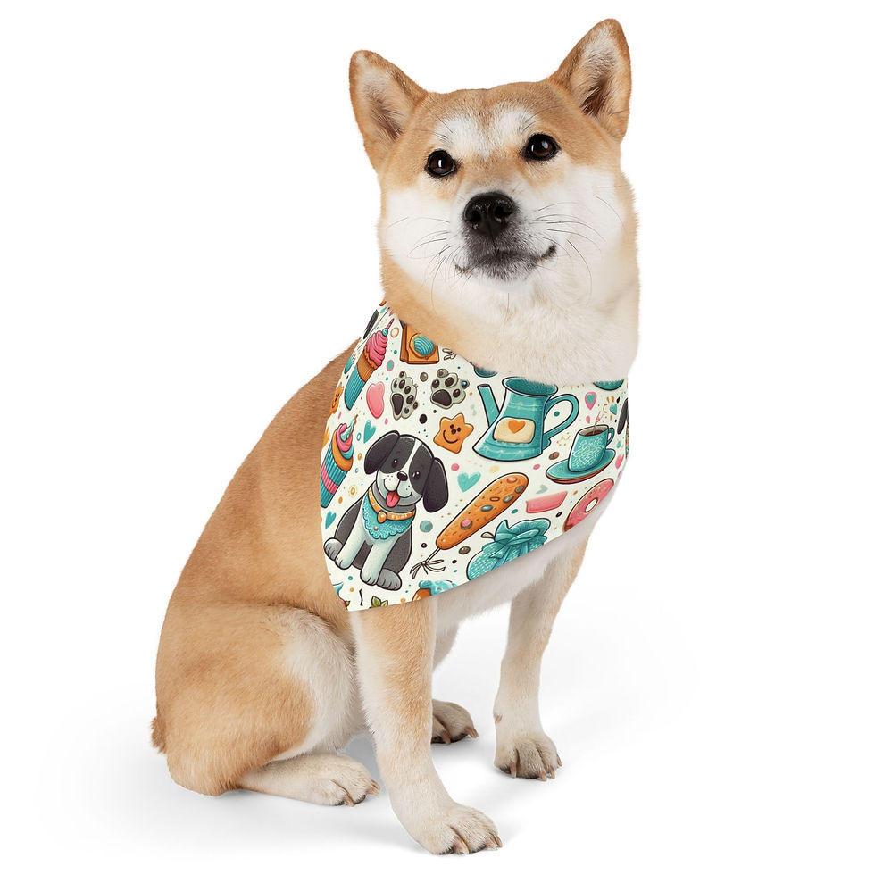 Thumbnail: Cute Celebration Pet Bandana Collar for Dogs