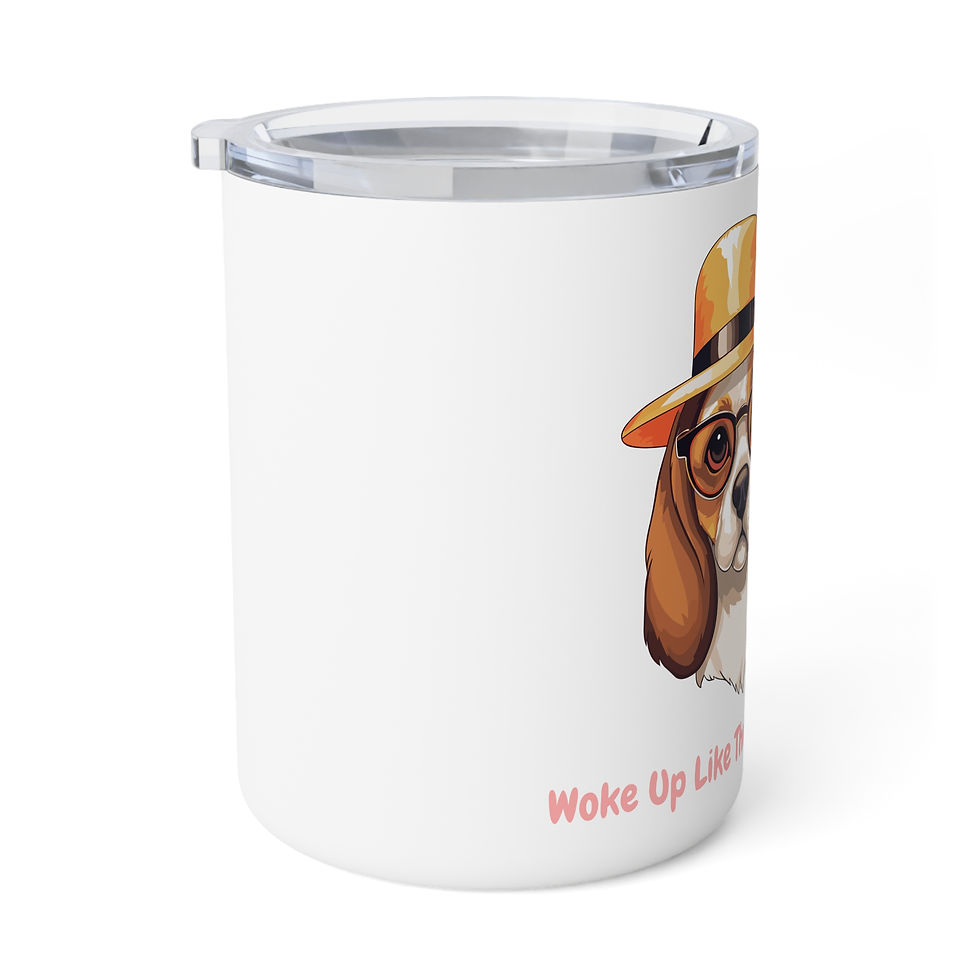 Thumbnail: Funny Dog Lover Insulated Coffee Mug - 10oz Perfect Gift for Pet Owners
