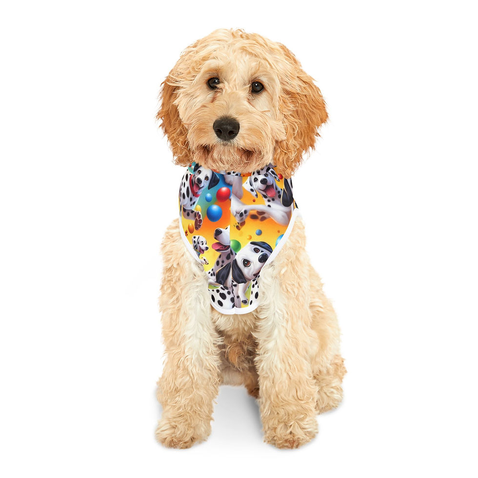 Thumbnail: Colorful Dalmatian Pet Hoodie - Cozy Dog Apparel for Playful Pets