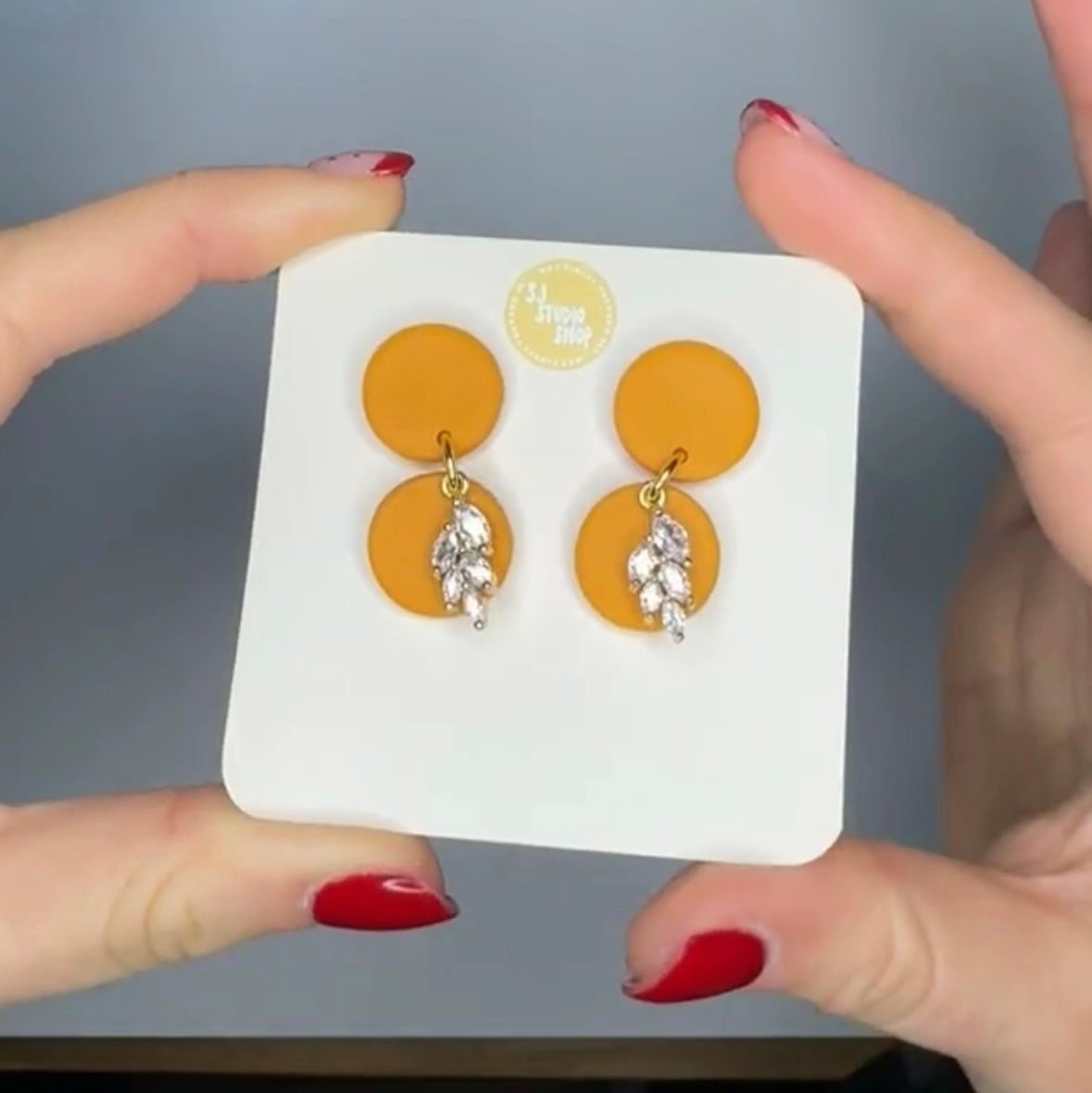 Yellow Circle w Charm