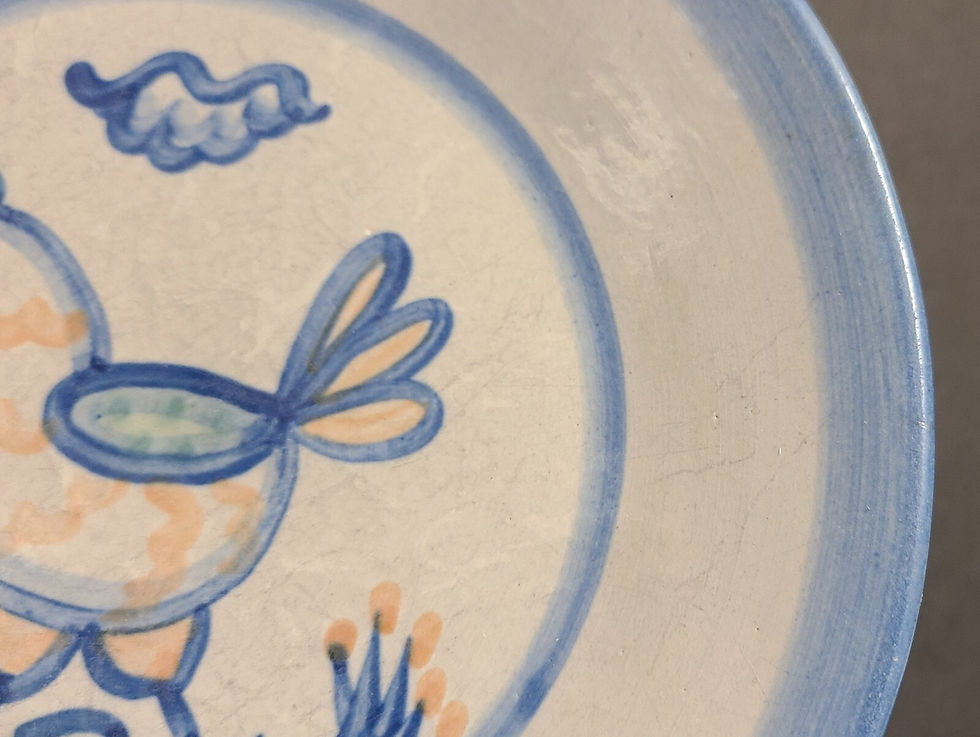 Thumbnail: MA Hadley Country Plate and Mug with Chicken Pattern