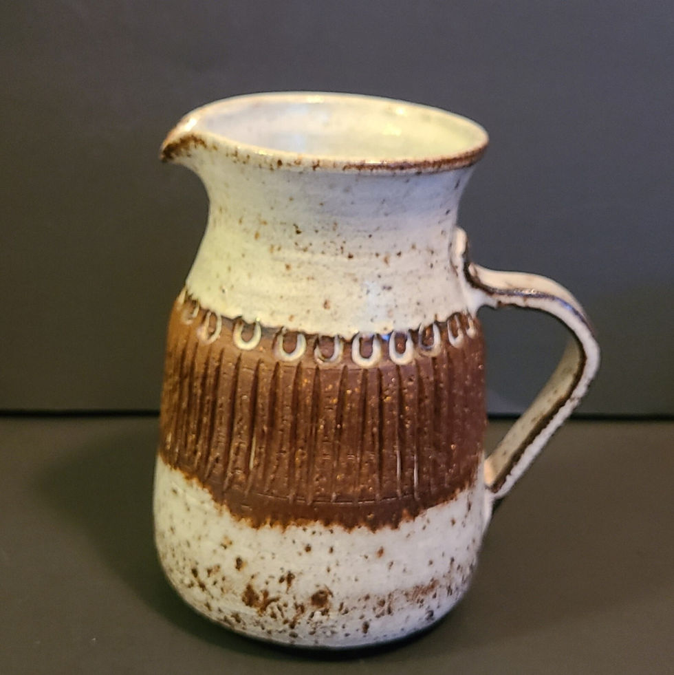 Thumbnail: Alain Granet Signed Jug Vallauris Pottery Vintage