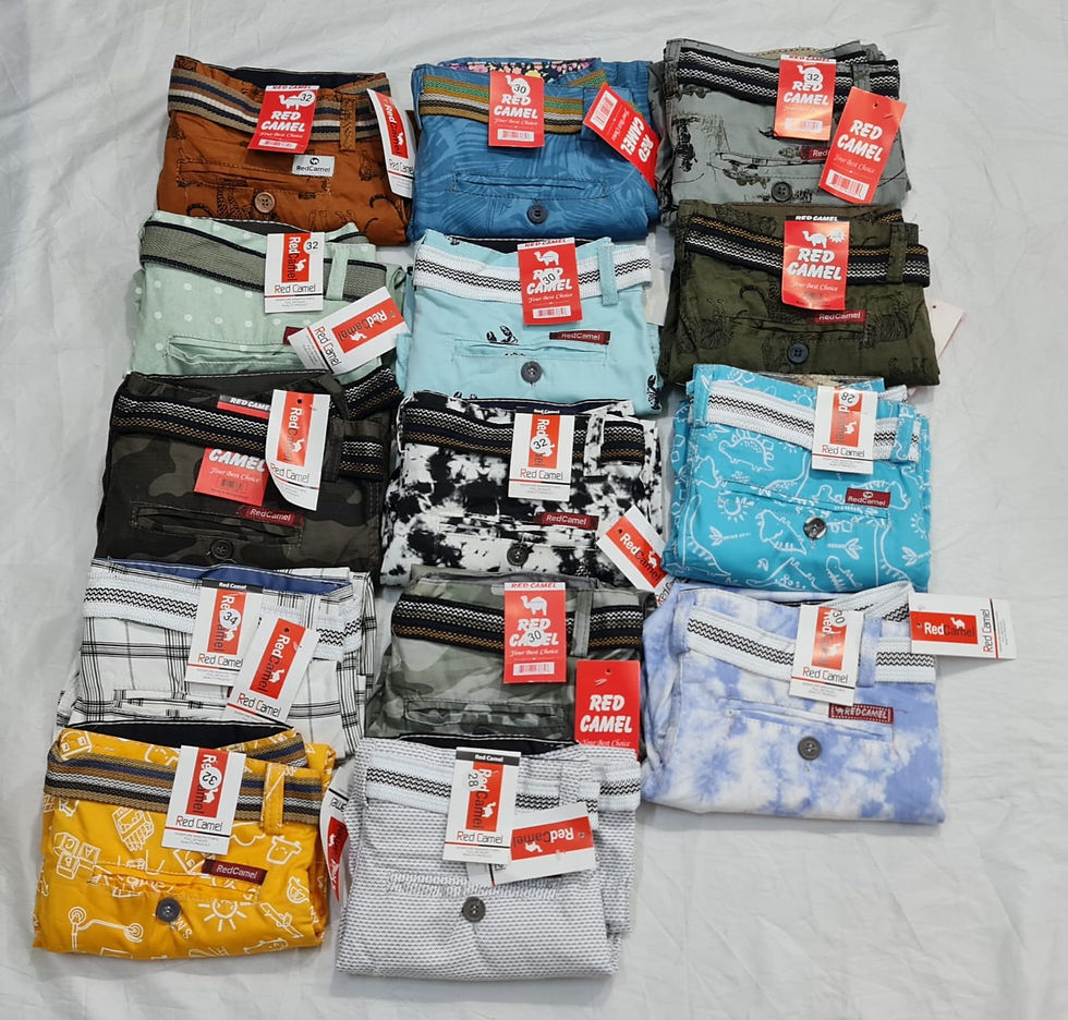 Thumbnail: (APH) Red Camel Printed Half Pant